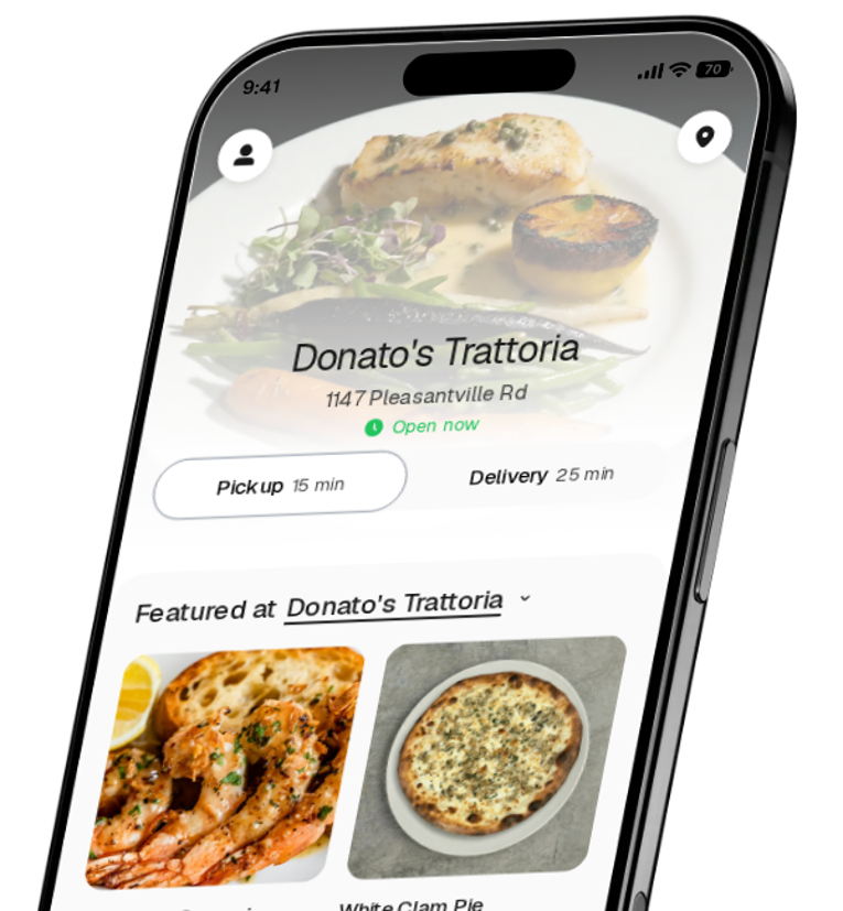 Donato's Trattoria app preview