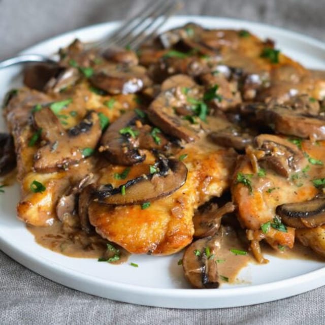 Chicken Marsala.